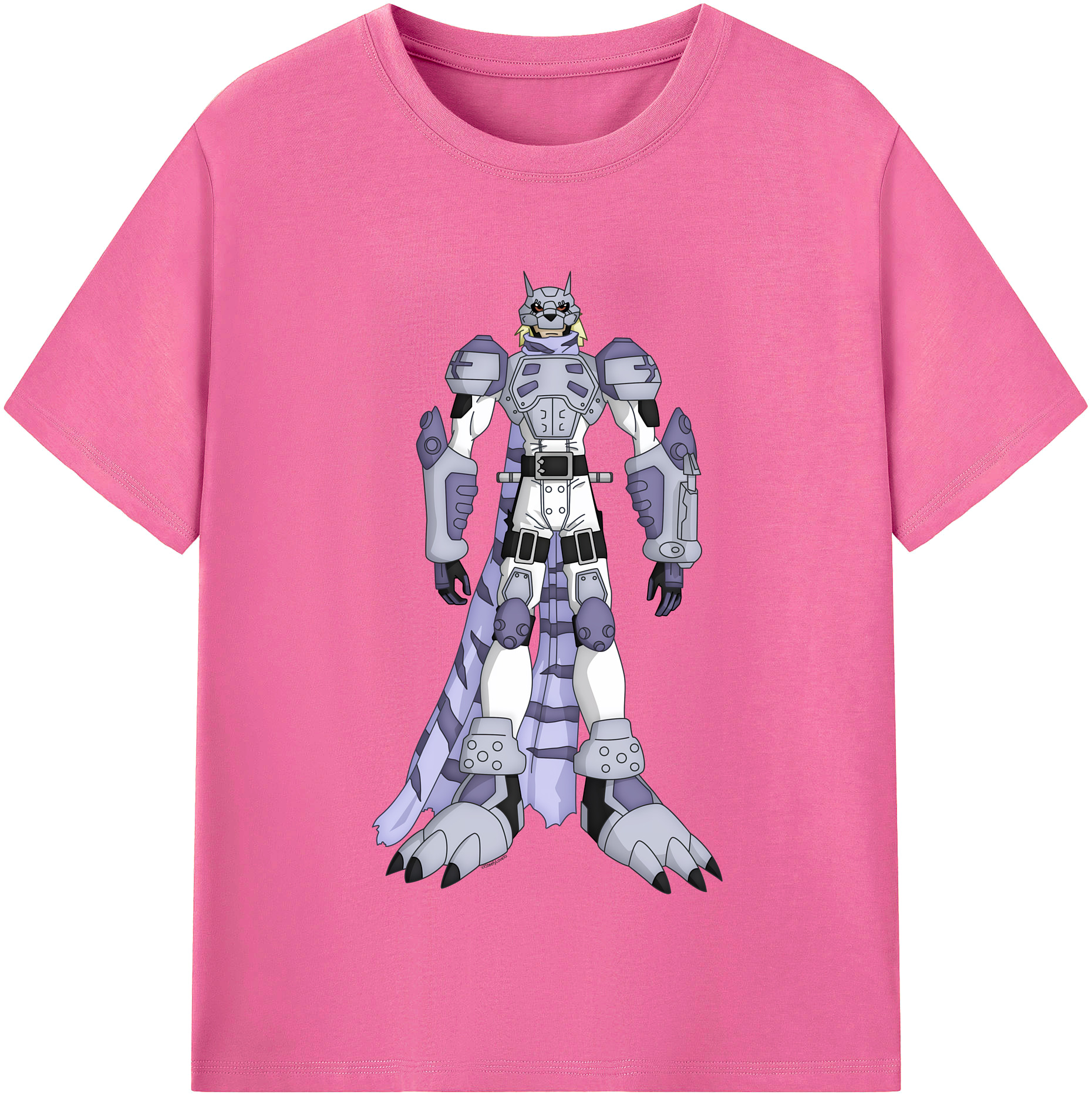 （画像用） Digimon デジタルモンスター/デジモン レディースカジュアルプリントTシャツ（綿100％）